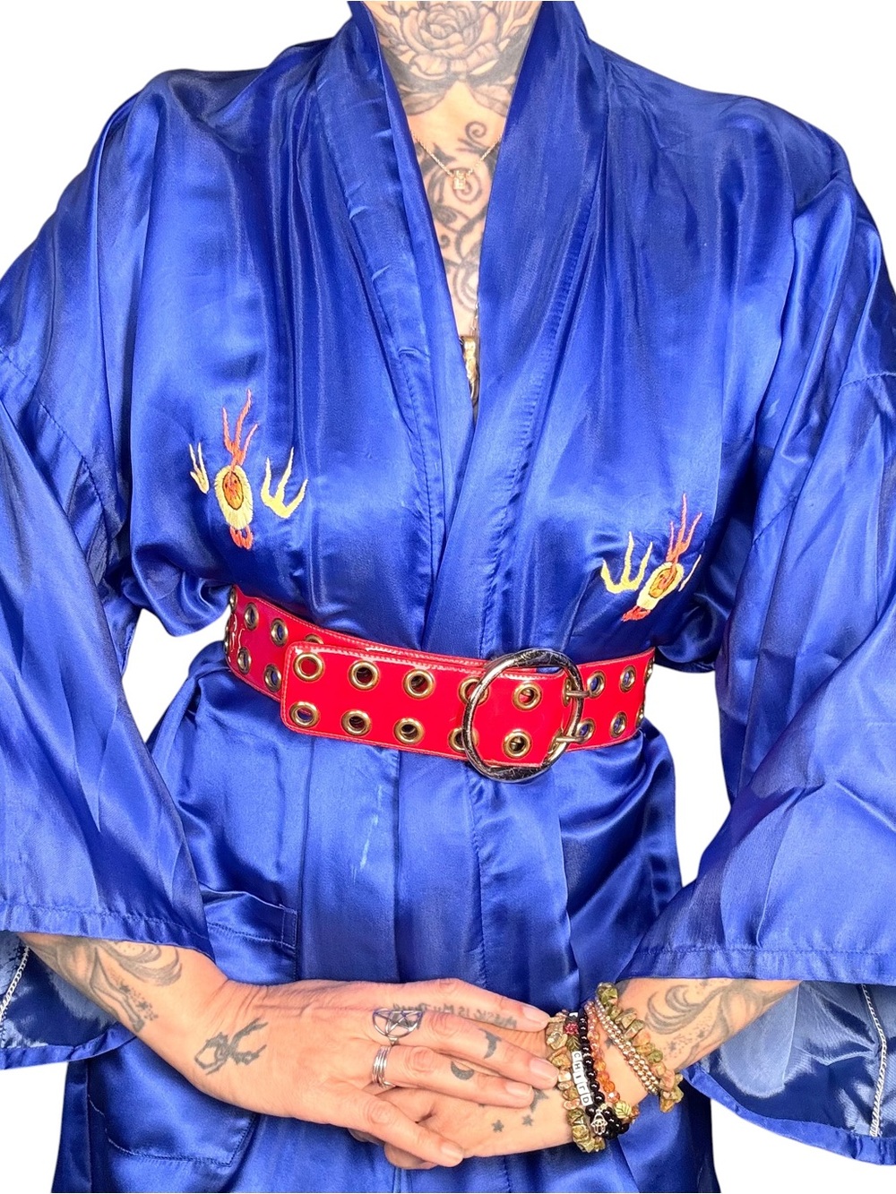 Satin kimono - Picture 4 of 11